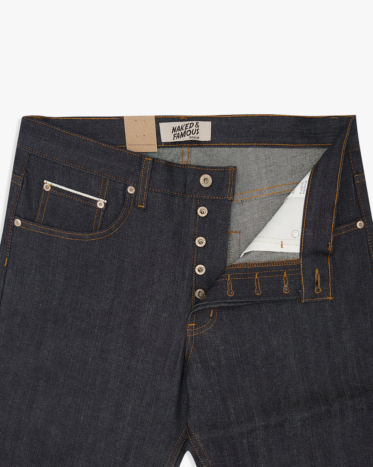 Naked & Famous Denim Strong Guy Relaxed Straight Mens Jeans - Left Hand Twill Selvedge | Naked & Famous Denim Jeans | JEANSTORE
