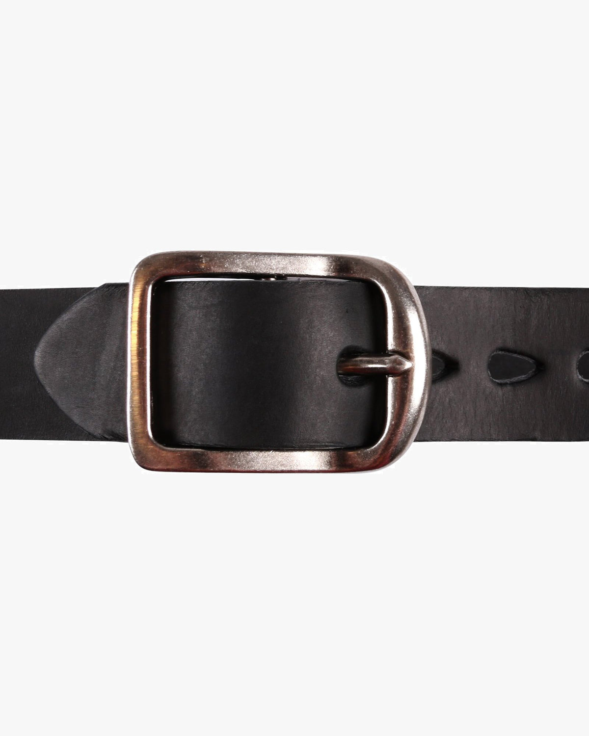 Naked & Famous Denim Thick Belt - 7mm Bovine Leather / Black | Naked & Famous Denim Belts | JEANSTORE