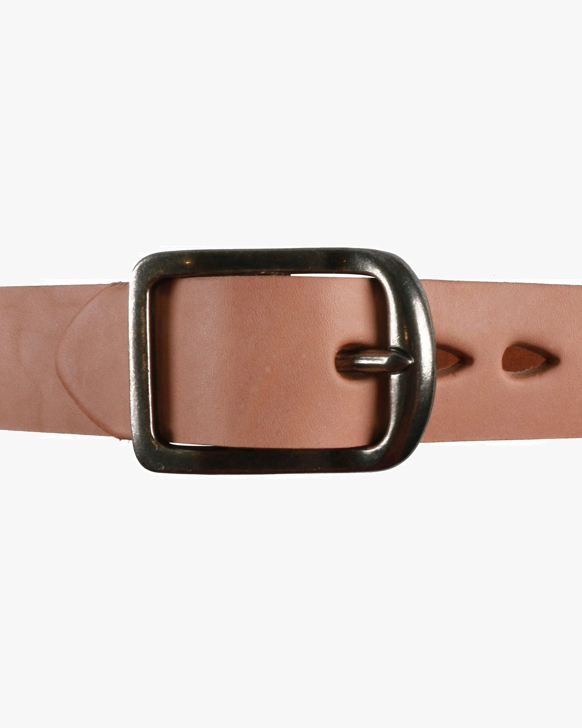 Naked & Famous Denim Thick Belt - 7mm Bovine Leather / Natural Tan | Naked & Famous Denim Belts | JEANSTORE