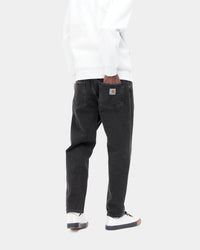 Carhartt WIP Newel Pant Relaxed Tapered Mens Jeans - Black Stone Washed | Carhartt WIP Jeans | JEANSTORE