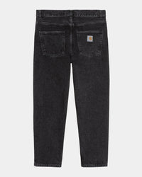 Carhartt WIP Newel Pant Relaxed Tapered Mens Jeans - Black Stone Washed | Carhartt WIP Jeans | JEANSTORE