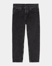 Carhartt WIP Newel Pant Relaxed Tapered Mens Jeans - Black Stone Washed | Carhartt WIP Jeans | JEANSTORE