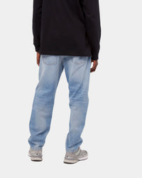 Carhartt WIP Newel Pant Relaxed Tapered Mens Jeans - Blue Light Used Wash | Carhartt WIP Jeans | JEANSTORE
