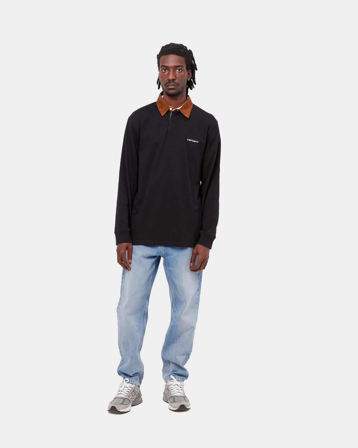 Carhartt WIP Newel Pant Relaxed Tapered Mens Jeans - Blue Light Used Wash | Carhartt WIP Jeans | JEANSTORE
