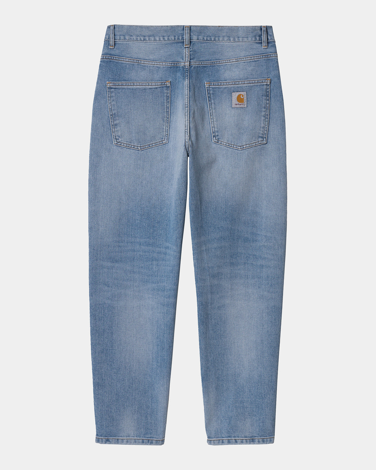 Carhartt WIP Newel Pant Relaxed Tapered Mens Jeans - Blue Light Used Wash | Carhartt WIP Jeans | JEANSTORE