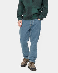Carhartt WIP Newel Pant Relaxed Tapered Mens Jeans - Blue Stone Bleached | Carhartt WIP Jeans | JEANSTORE