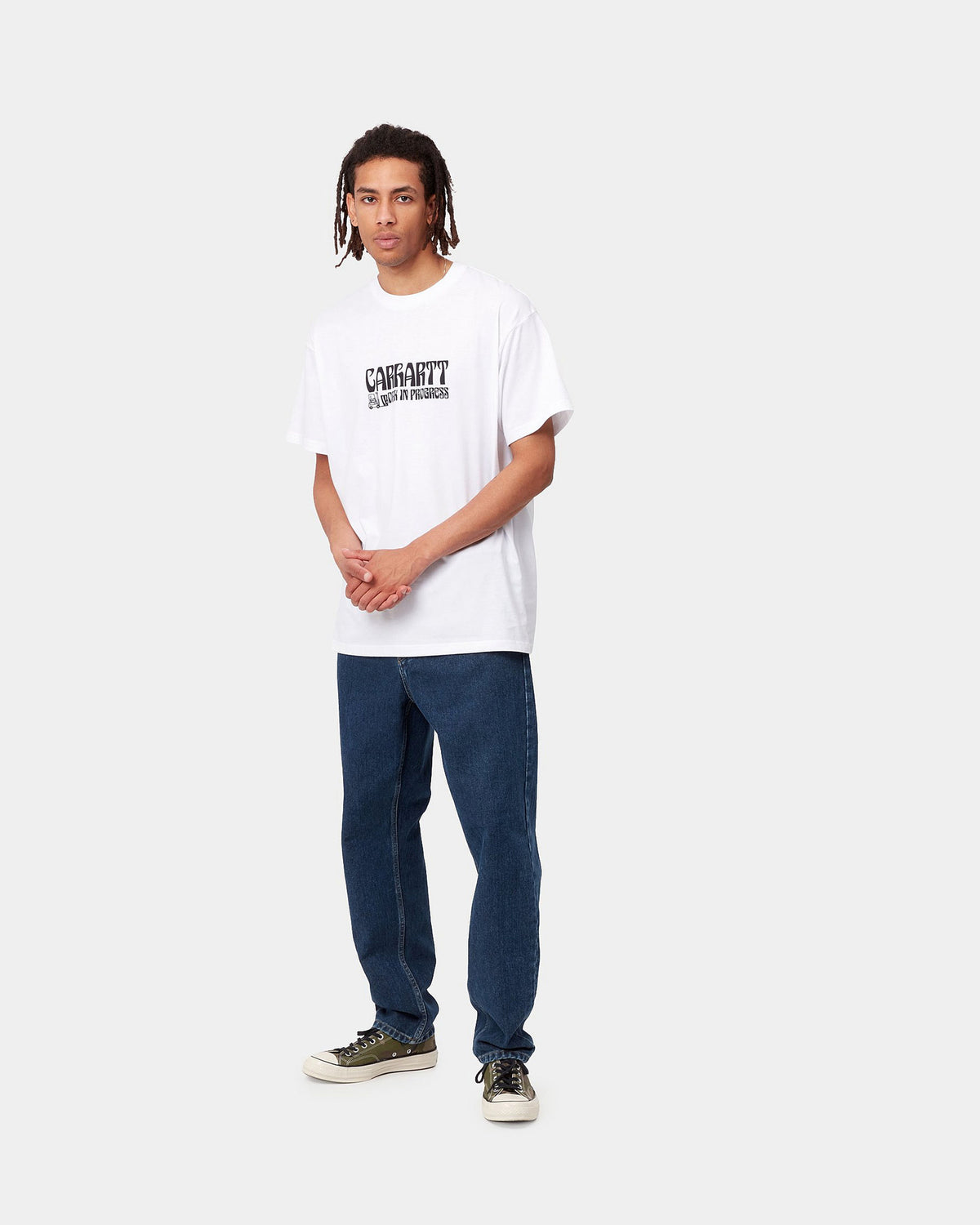 Carhartt WIP Newel Pant Relaxed Tapered Mens Jeans - Blue Stone Washed | Carhartt WIP Jeans | JEANSTORE