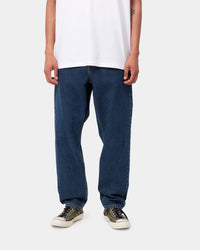 Carhartt WIP Newel Pant Relaxed Tapered Mens Jeans - Blue Stone Washed | Carhartt WIP Jeans | JEANSTORE