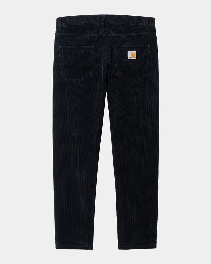 Carhartt WIP Newel Pant Relaxed Tapered Mens Cords - Dark Navy Rinsed | Carhartt WIP Cords | JEANSTORE