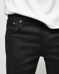 Nudie Grim Tim Slim Straight Mens Jeans - Dry Everblack | Nudie Jeans Jeans | JEANSTORE