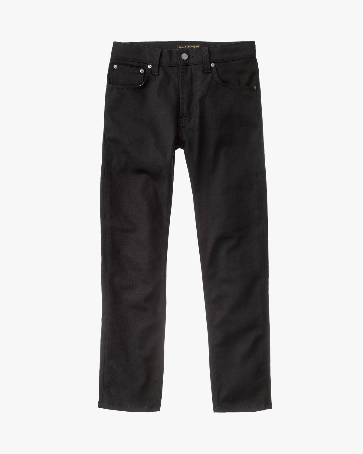 Nudie Grim Tim Slim Straight Mens Jeans - Dry Everblack | Nudie Jeans Jeans | JEANSTORE