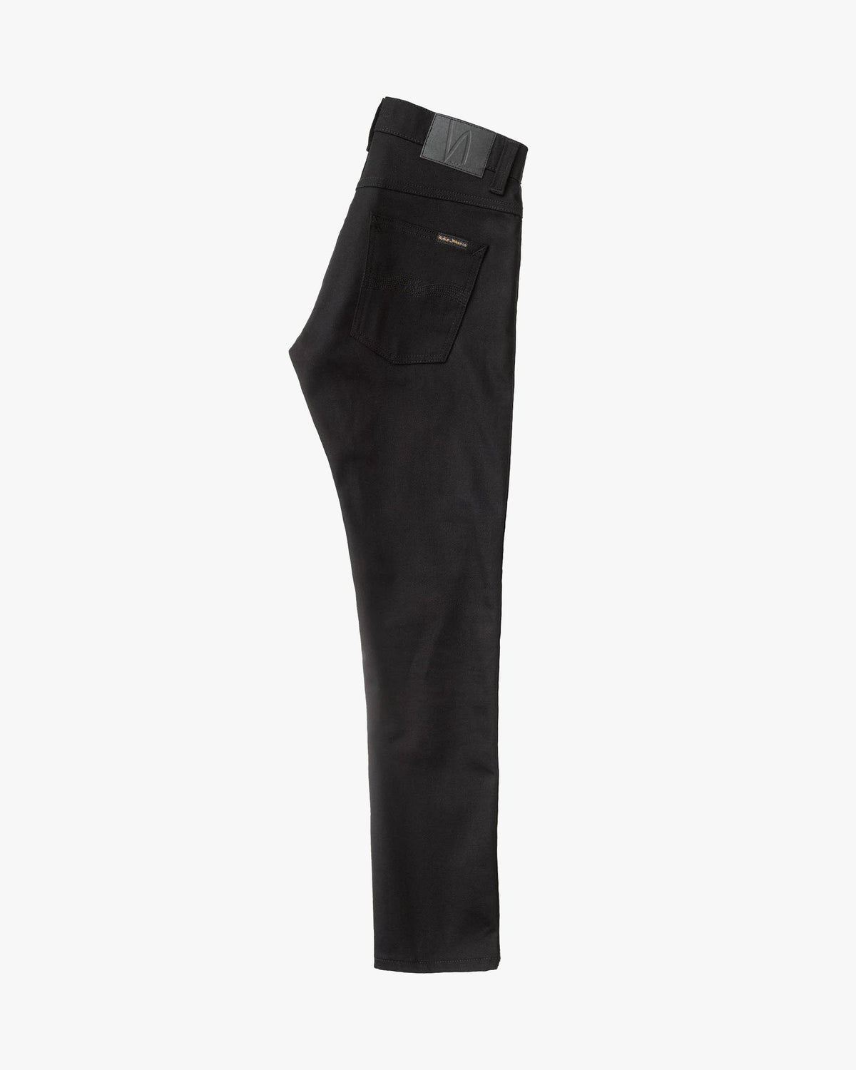 Nudie Grim Tim Slim Straight Mens Jeans - Dry Everblack | Nudie Jeans Jeans | JEANSTORE