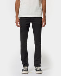 Nudie Grim Tim Slim Straight Mens Jeans - Dry Everblack | Nudie Jeans Jeans | JEANSTORE