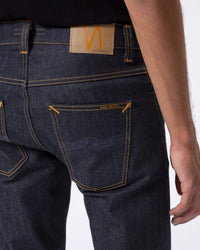 Nudie Grim Tim Slim Straight Mens Jeans - Dry True Navy | Nudie Jeans Jeans | JEANSTORE