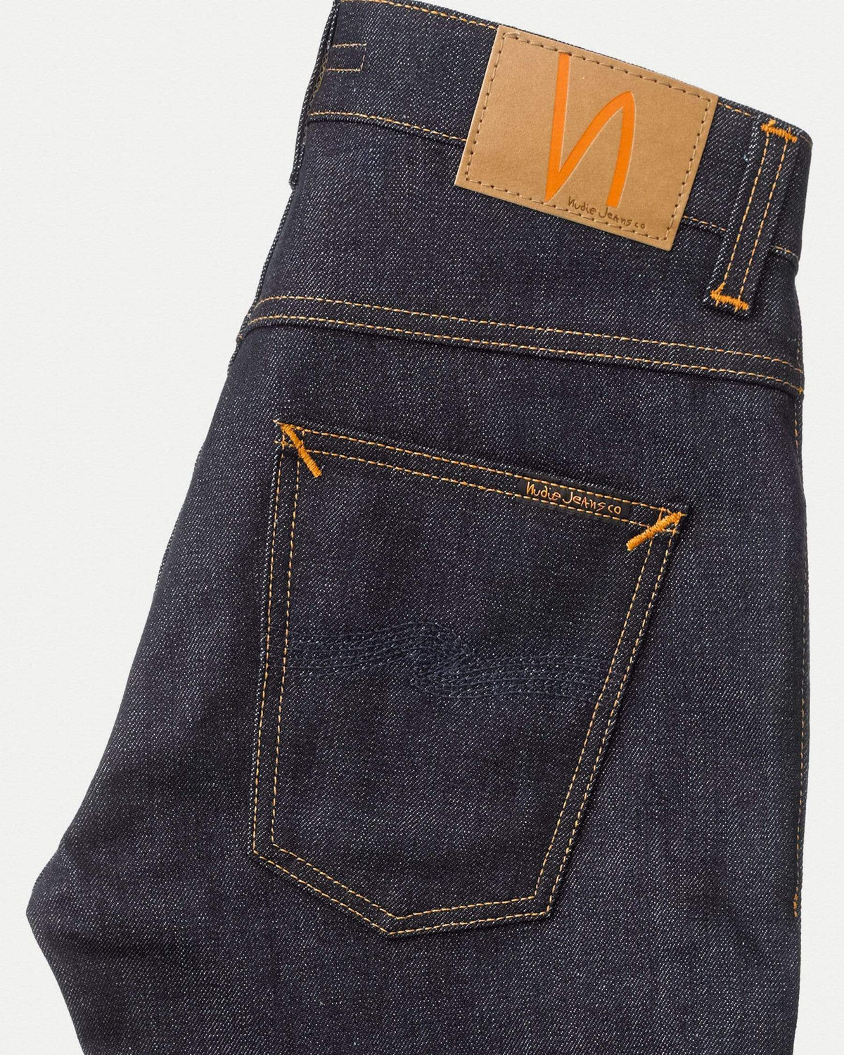 Nudie Grim Tim Slim Straight Mens Jeans - Dry True Navy | Nudie Jeans Jeans | JEANSTORE