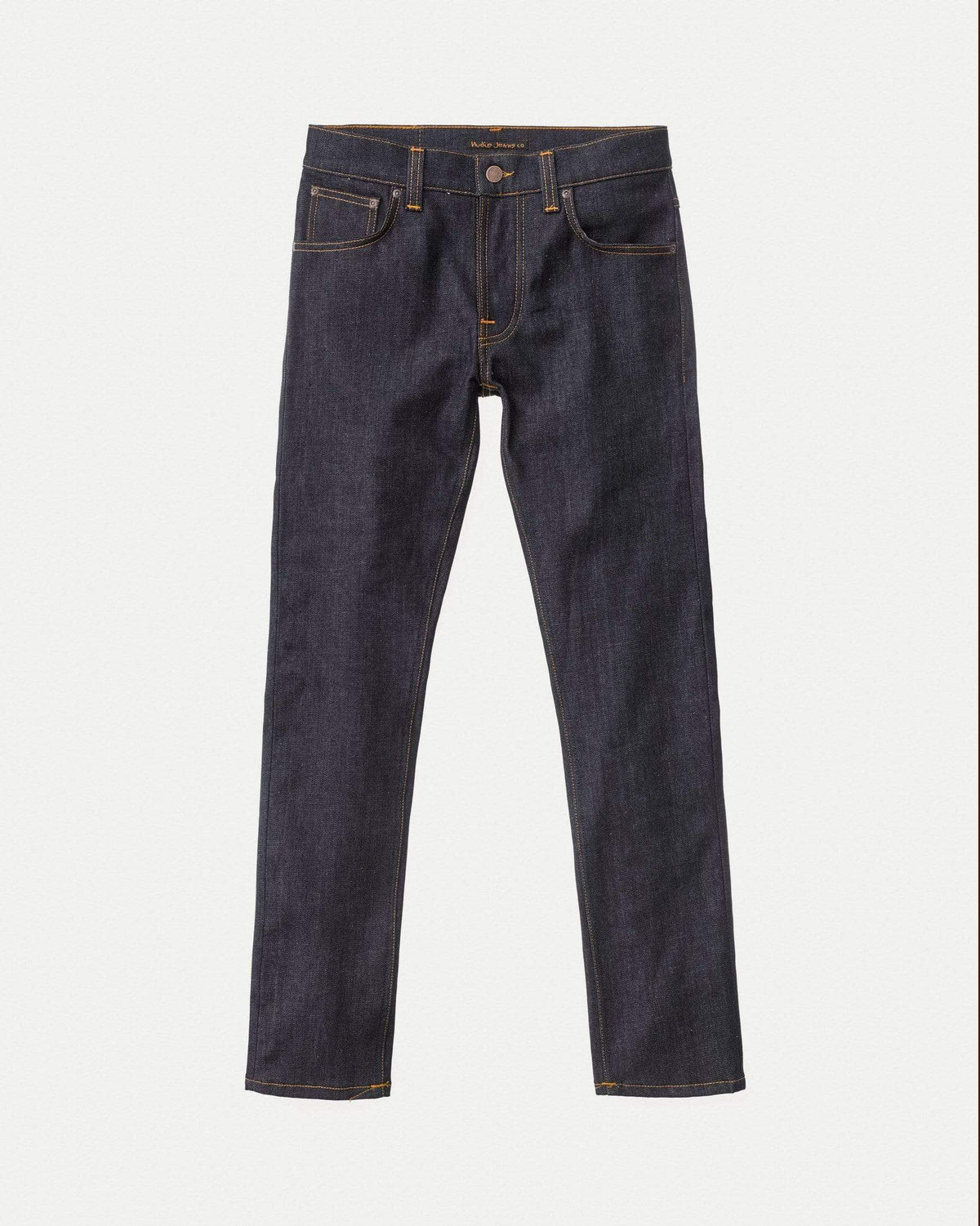 Nudie Grim Tim Slim Straight Mens Jeans - Dry True Navy | Nudie Jeans Jeans | JEANSTORE