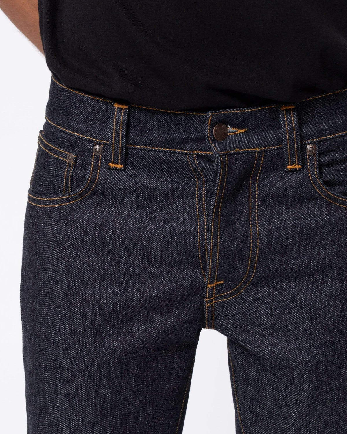 Nudie Grim Tim Slim Straight Mens Jeans - Dry True Navy | Nudie Jeans Jeans | JEANSTORE