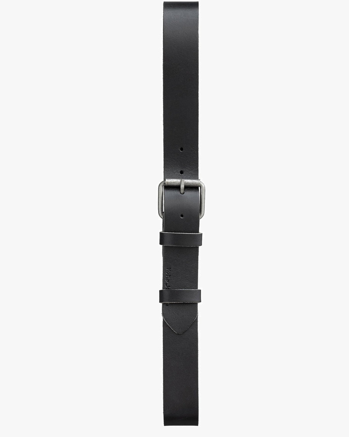 Nudie Jeans Pedersson Leather Belt - Black | Nudie Jeans Belts | JEANSTORE