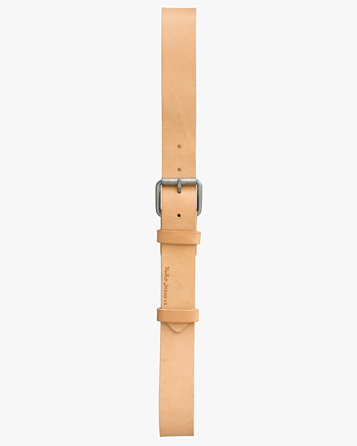 Nudie Jeans Pedersson Leather Belt - Natural | Nudie Jeans Belts | JEANSTORE