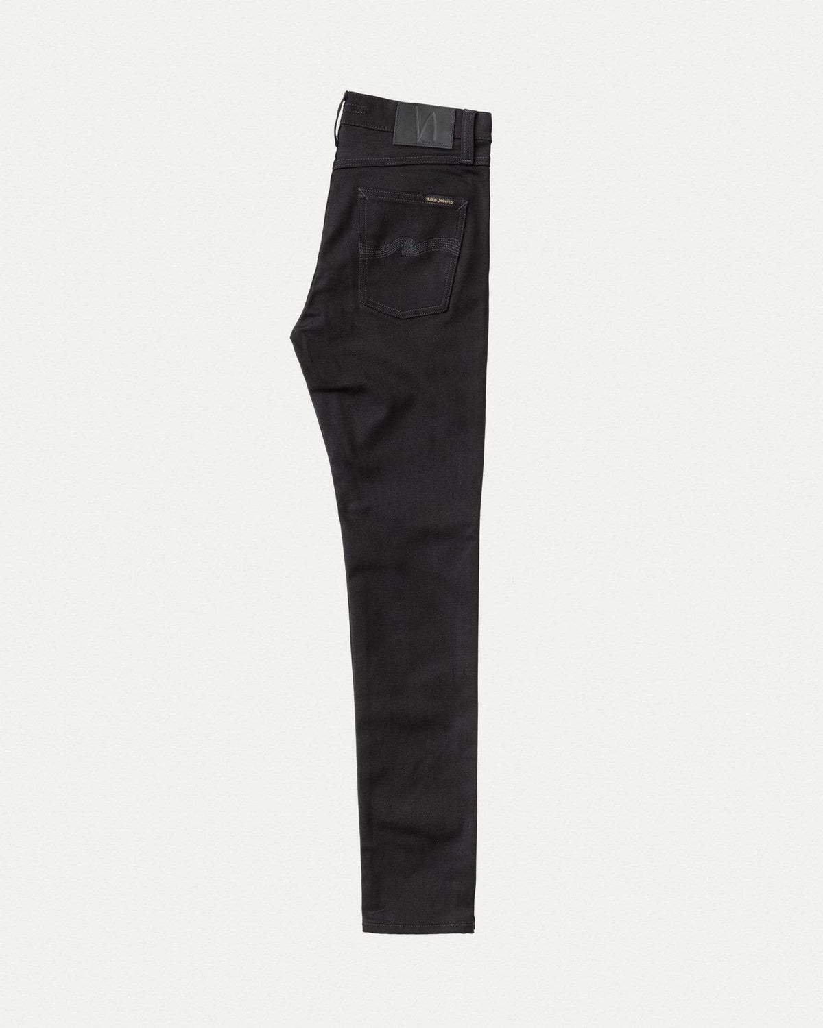 Nudie Lean Dean Slim Tapered Mens Jeans - Dry Ever Black | Nudie Jeans Jeans | JEANSTORE