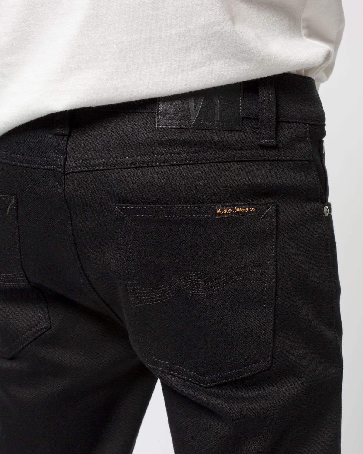 Nudie Lean Dean Slim Tapered Mens Jeans - Dry Ever Black | Nudie Jeans Jeans | JEANSTORE