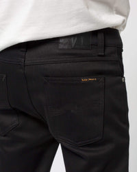 Nudie Lean Dean Slim Tapered Mens Jeans - Dry Ever Black | Nudie Jeans Jeans | JEANSTORE