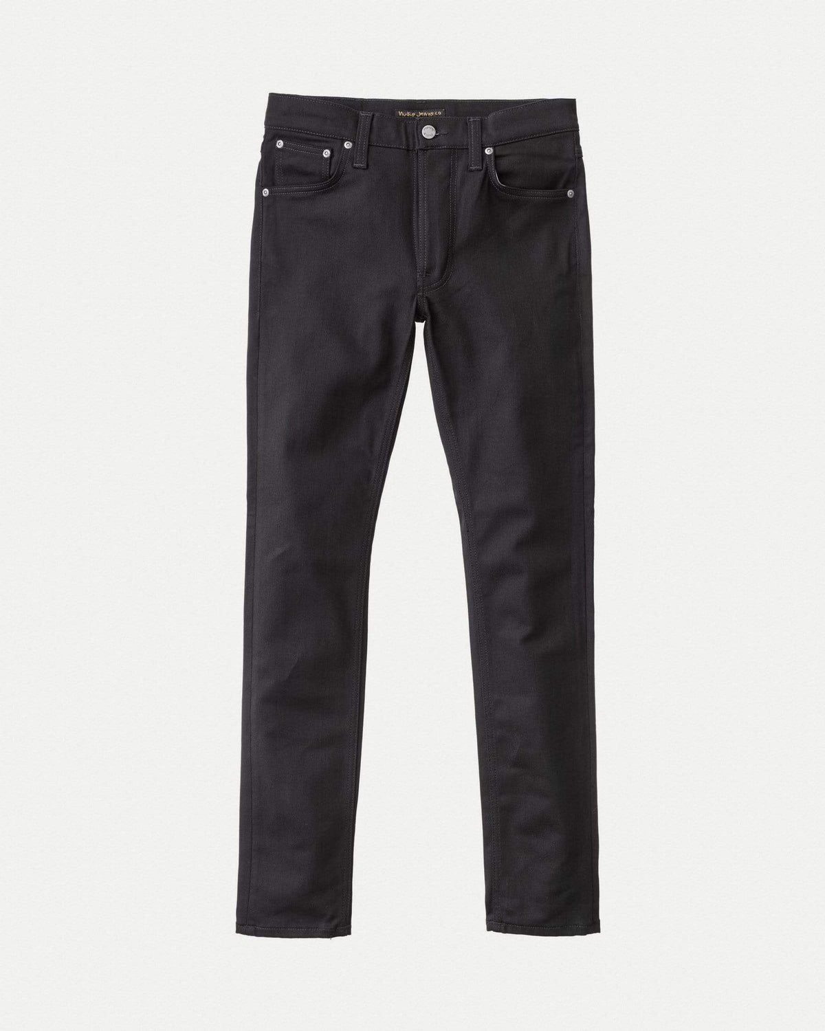 Nudie Lean Dean Slim Tapered Mens Jeans - Dry Ever Black | Nudie Jeans Jeans | JEANSTORE