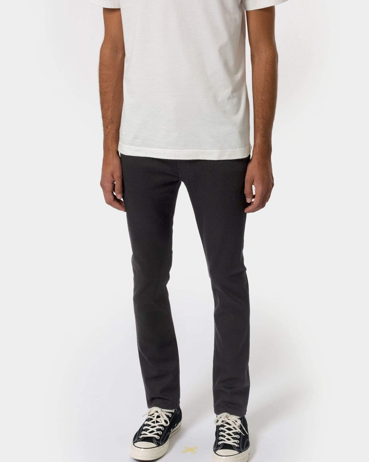Nudie Lean Dean Slim Tapered Mens Jeans - Dry Ever Black | Nudie Jeans Jeans | JEANSTORE