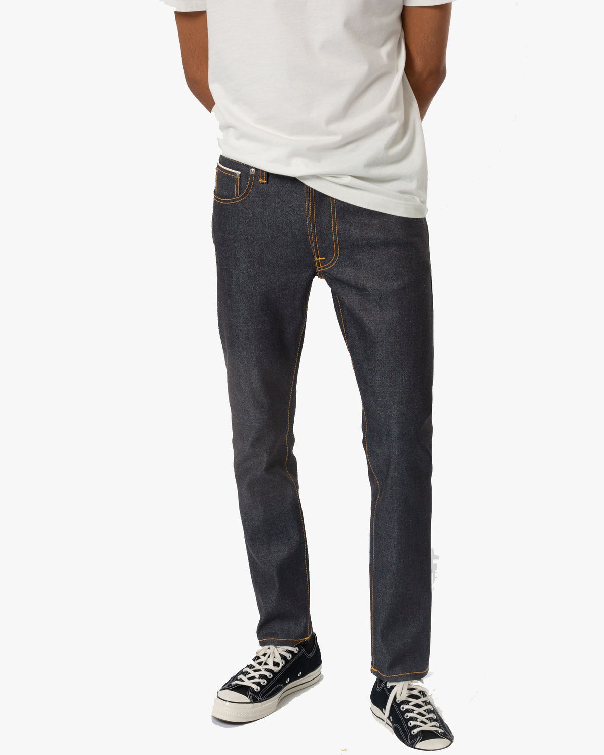 Nudie Lean Dean Slim Tapered Mens Jeans - Dry Japan Selvage | Nudie Jeans Jeans | JEANSTORE