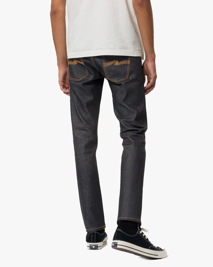 Lean Dean Dry Selvage Nudie Dry Denim Nudie Lean Dean Slim Tapered