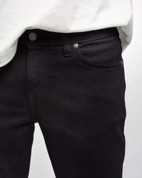 Nudie Skinny Lin Skinny Fit Mens Jeans - Black Black | Nudie Jeans Jeans | JEANSTORE