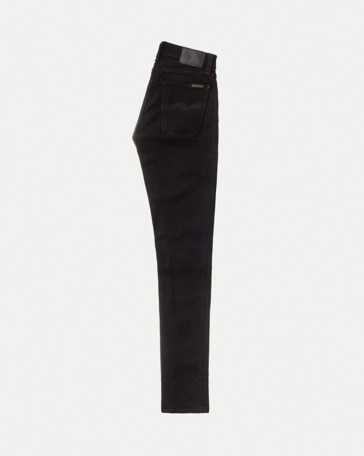 Nudie Skinny Lin Skinny Fit Mens Jeans - Black Black | Nudie Jeans Jeans | JEANSTORE