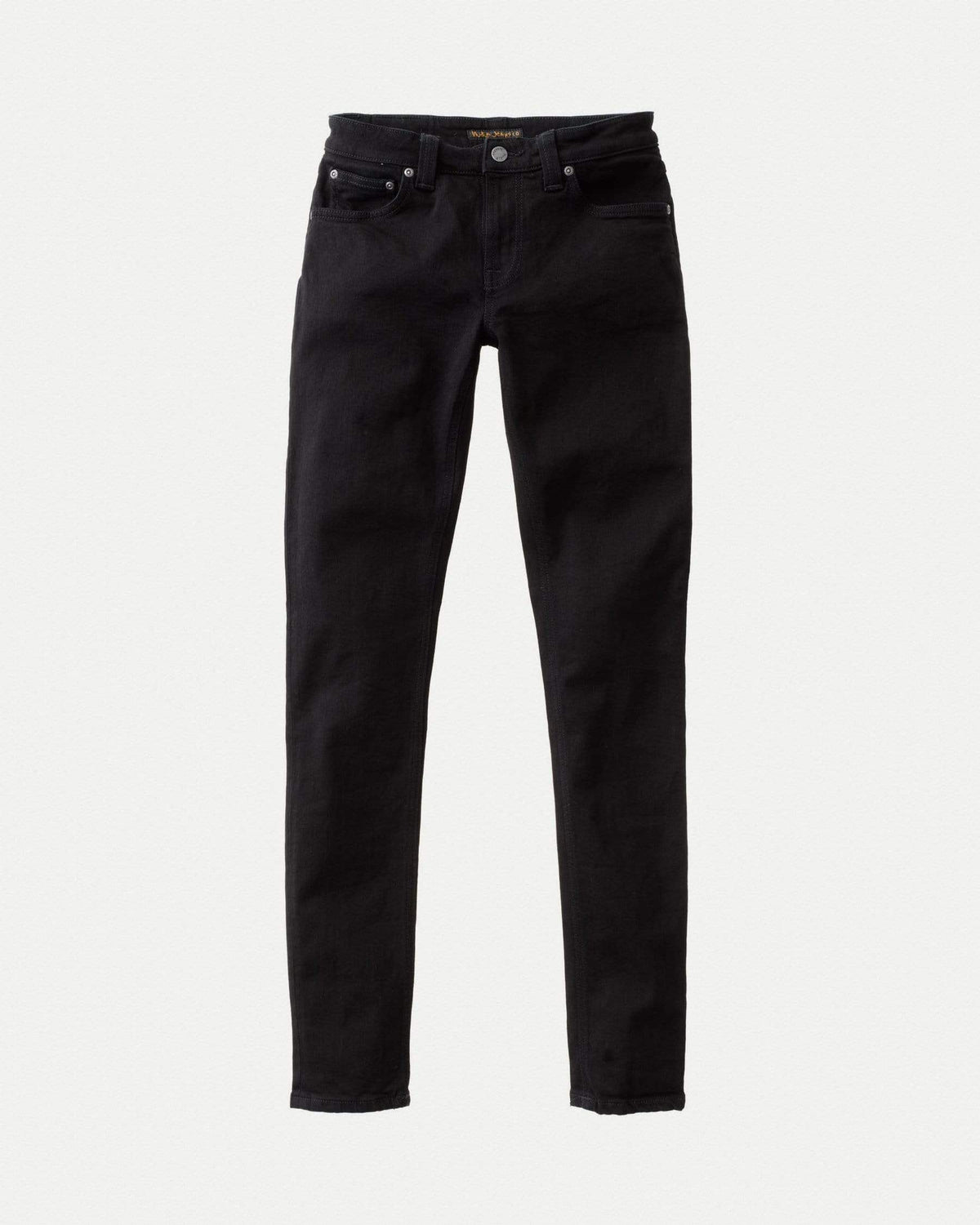 Nudie Skinny Lin Skinny Fit Mens Jeans - Black Black | Nudie Jeans Jeans | JEANSTORE