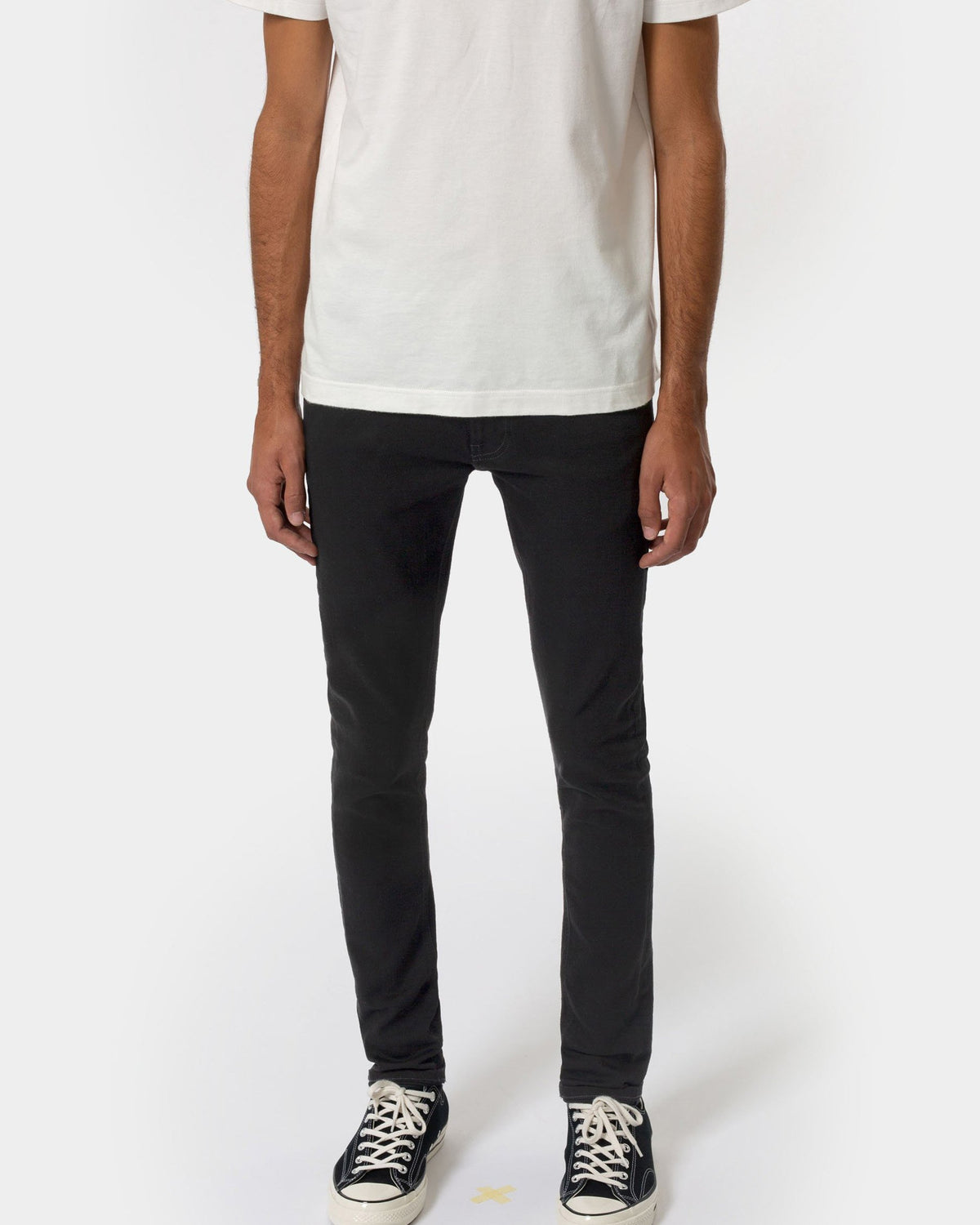 Nudie Tight Terry Skinny Fit Mens Jeans - Everblack | Nudie Jeans Jeans | JEANSTORE