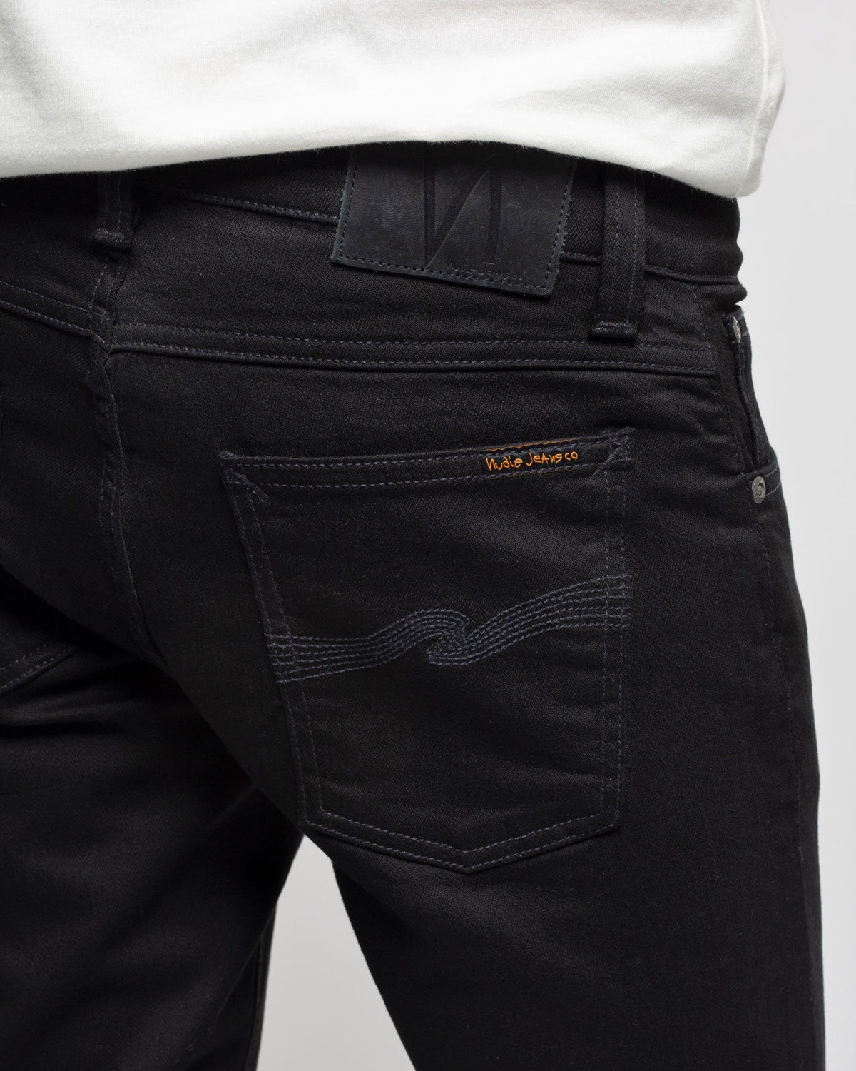 Nudie Tight Terry Skinny Fit Mens Jeans - Everblack | Nudie Jeans Jeans | JEANSTORE