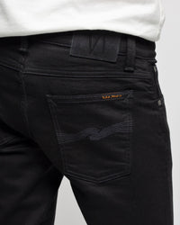 Nudie Tight Terry Skinny Fit Mens Jeans - Everblack | Nudie Jeans Jeans | JEANSTORE