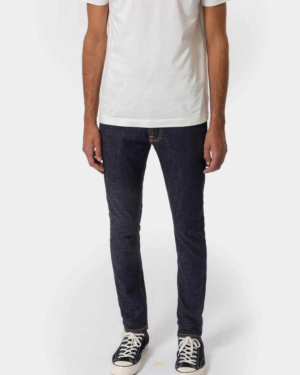 Nudie Tight Terry Skinny Fit Mens Jeans - Rinse Twill | Nudie Jeans Jeans | JEANSTORE