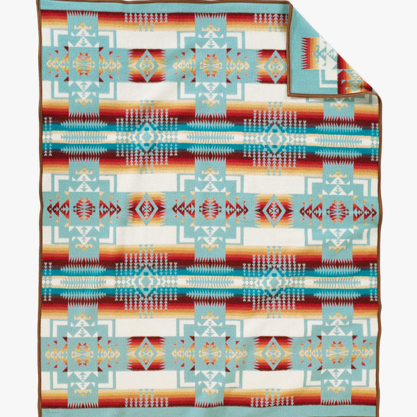 Pendleton Chief Joseph Jacquard Robe Blanket - Aqua | Pendleton Miscellaneous | JEANSTORE