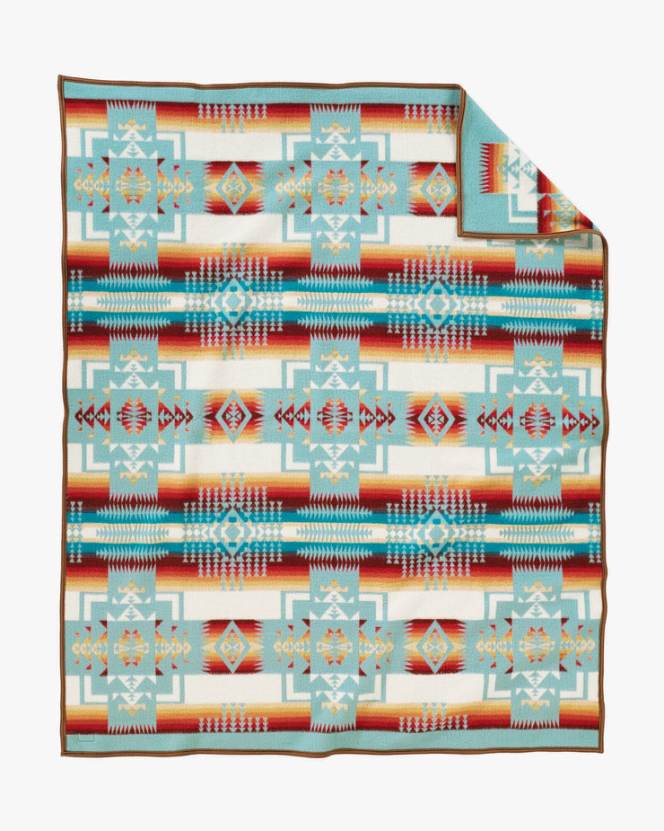 Pendleton Chief Joseph Jacquard Robe Blanket - Aqua | Pendleton Miscellaneous | JEANSTORE