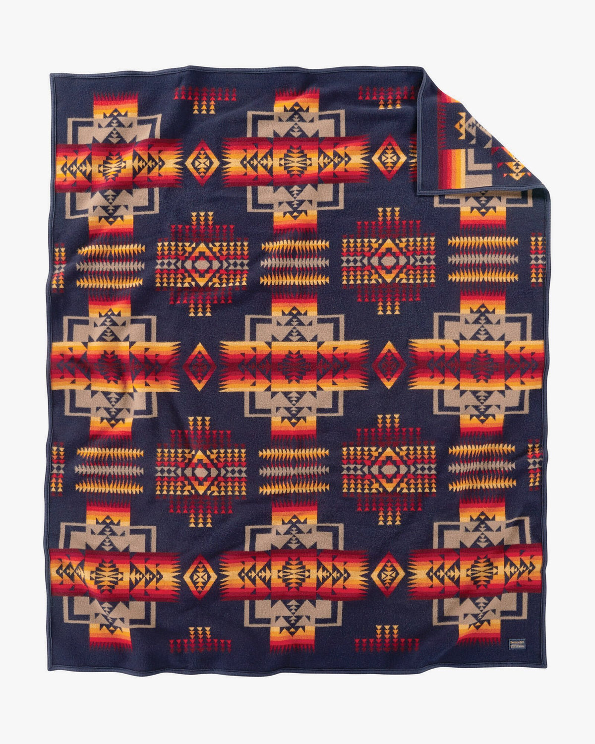 pendleton chief joseph blanket indigo folded
