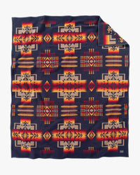 pendleton chief joseph blanket indigo folded