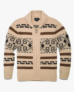 Pendleton Original Westerley Lambswool Sweater - Tan / Brown