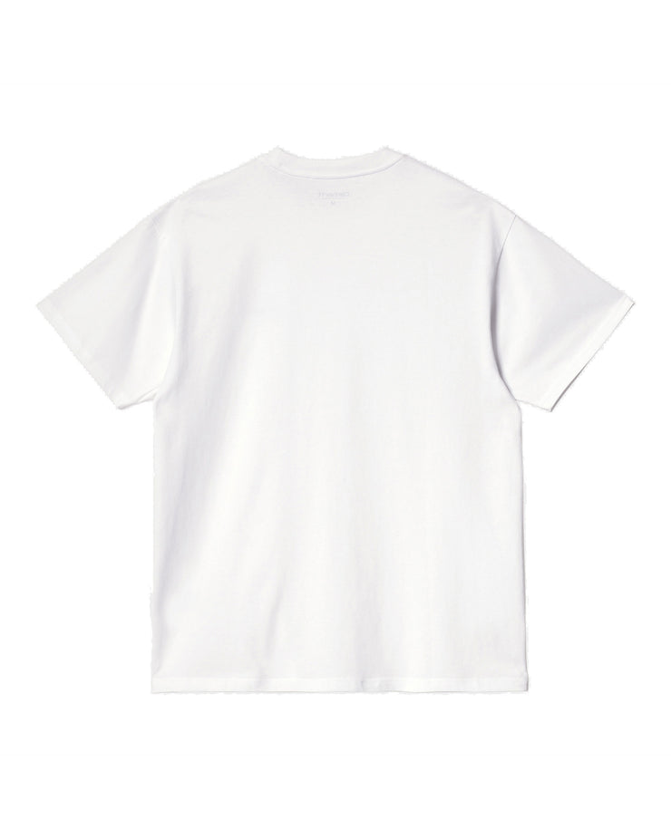 Carhartt WIP American Script Tee - White | Carhartt WIP T Shirts | JEANSTORE