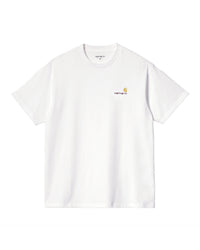 Carhartt WIP American Script Tee - White | Carhartt WIP T Shirts | JEANSTORE