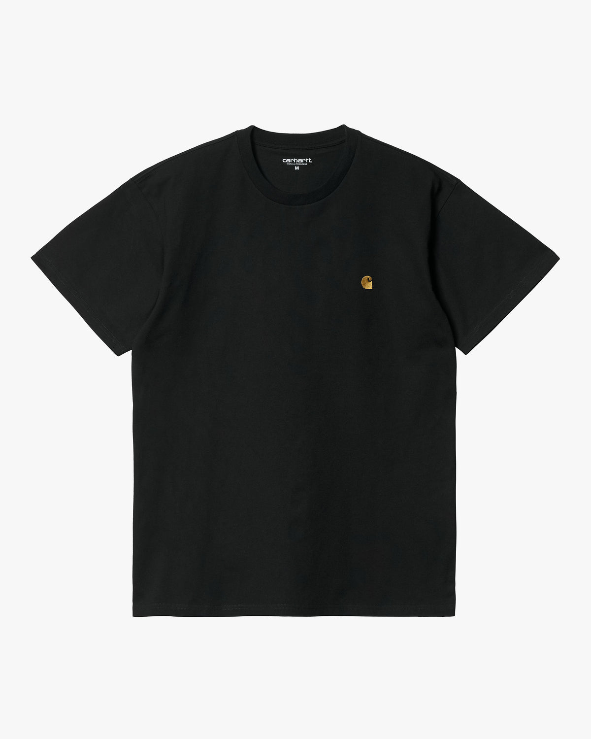 Carhartt WIP S/S Chase Tee - Black / Gold | Carhartt WIP T Shirts | JEANSTORE