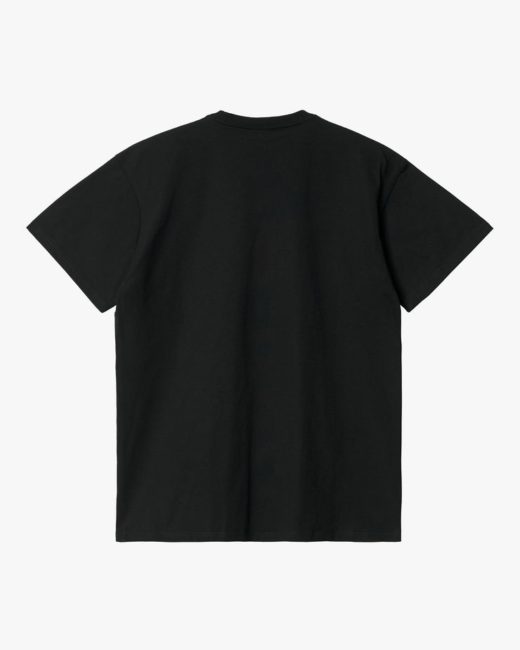 Carhartt WIP S/S Chase Tee - Black / Gold | Carhartt WIP T Shirts | JEANSTORE