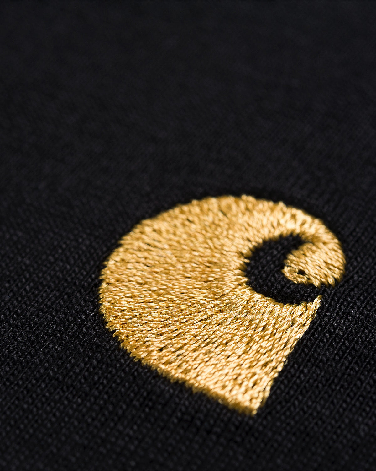 Carhartt WIP S/S Chase Tee - Black / Gold | Carhartt WIP T Shirts | JEANSTORE