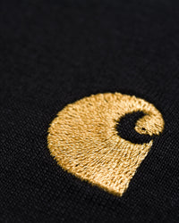 Carhartt WIP S/S Chase Tee - Black / Gold | Carhartt WIP T Shirts | JEANSTORE
