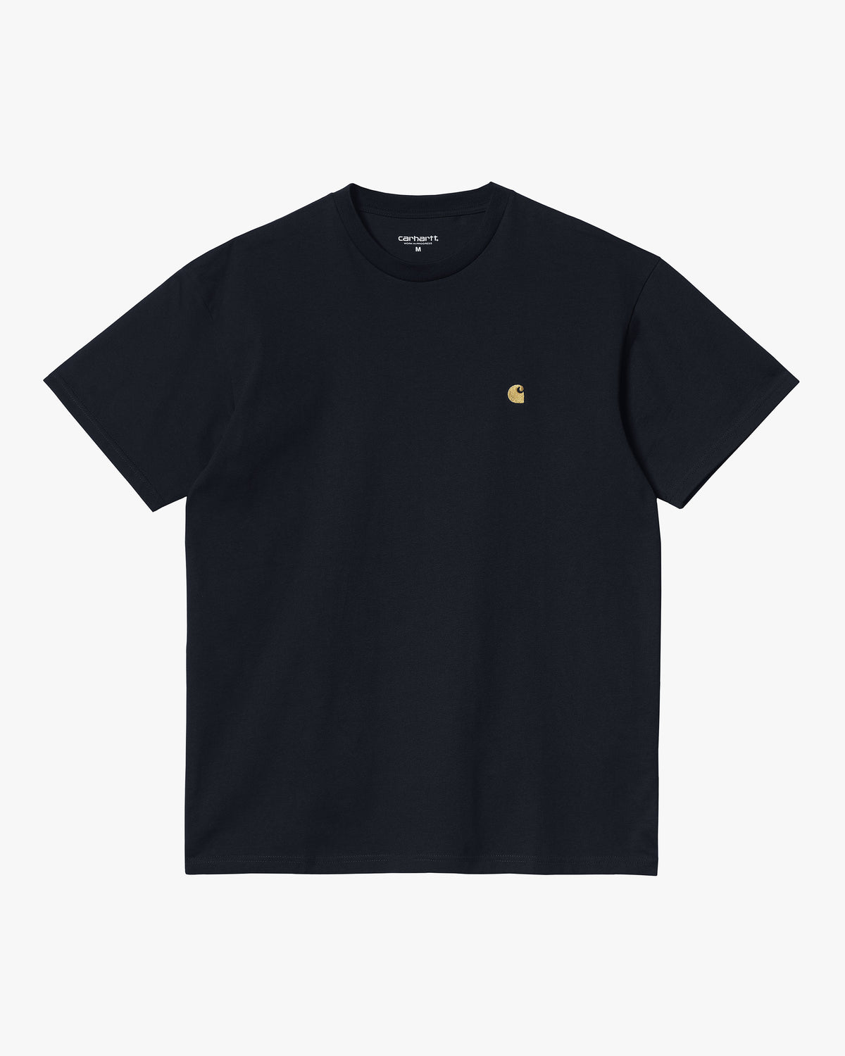 Carhartt WIP S/S Chase Tee - Dark Navy / Gold | Carhartt WIP T Shirts | JEANSTORE