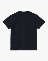 Carhartt WIP S/S Chase Tee - Dark Navy / Gold | Carhartt WIP T Shirts | JEANSTORE